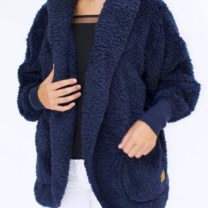 Midnight Navy Nordic Beach Wrap